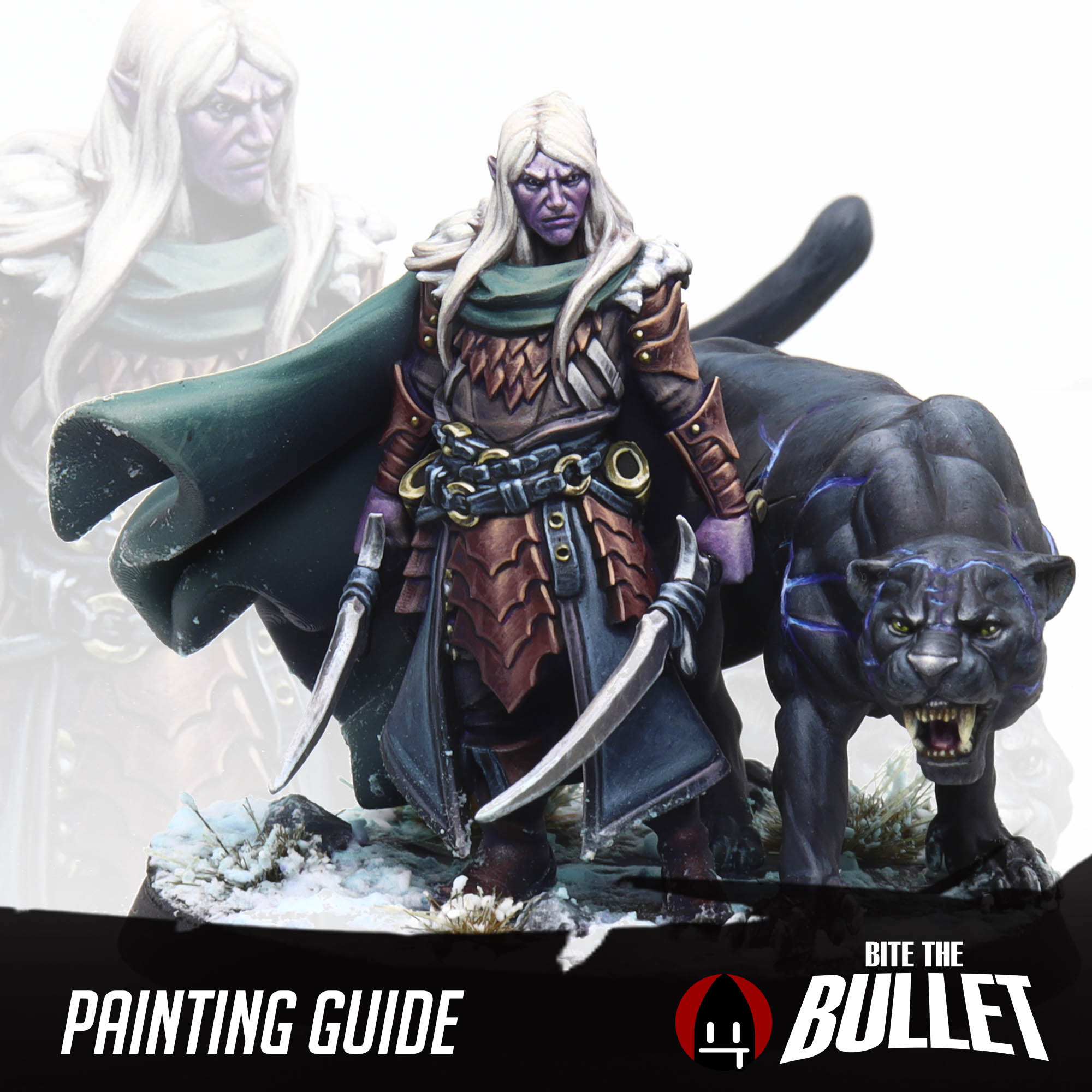 [PDF Only] (Painting Guide) Drow Ranger (+ Black Panther)